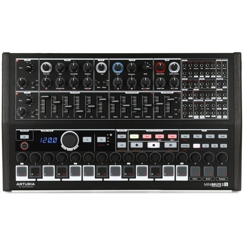 Arturia MiniBrute 2S Synth Sequencer Black
