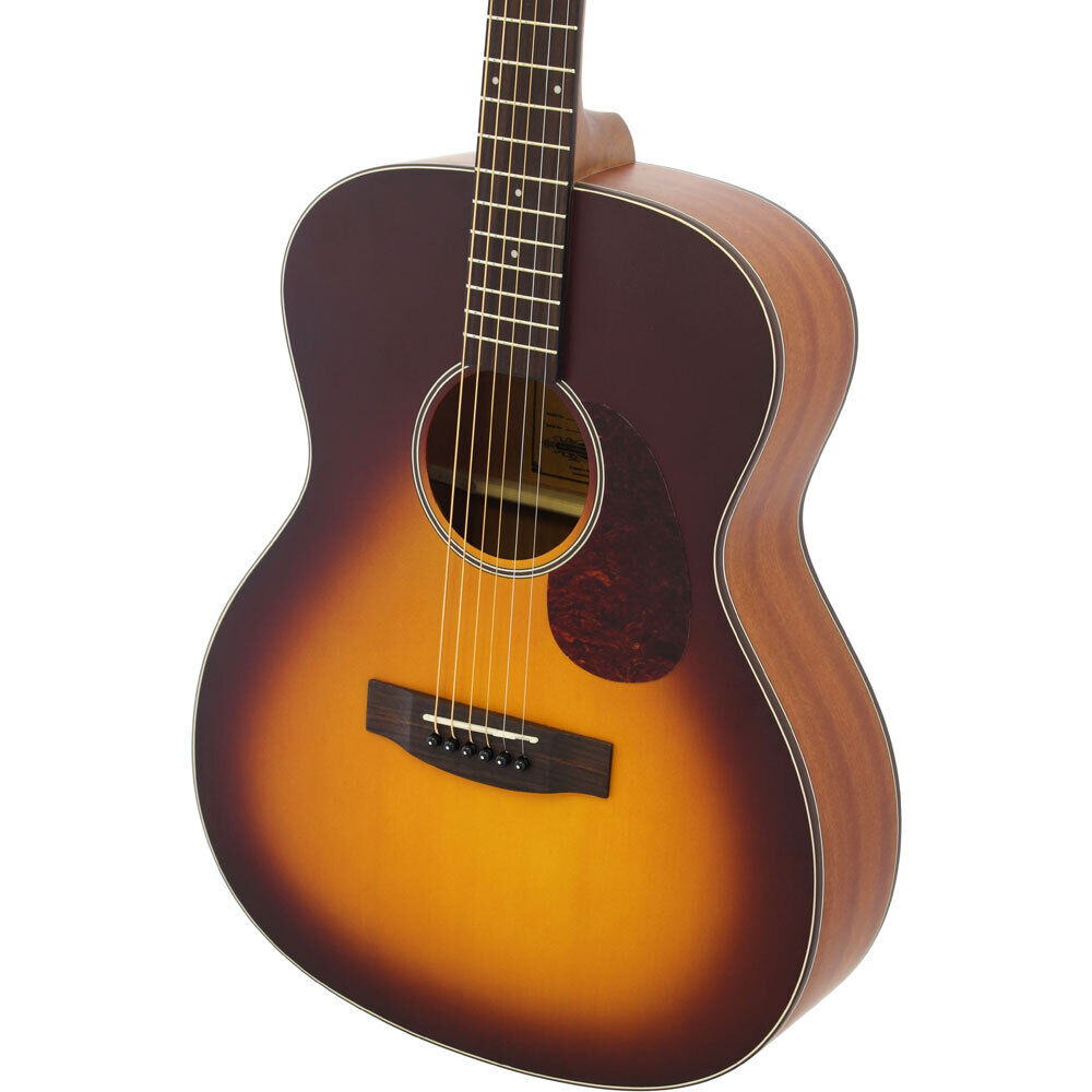Aria 100 Series Orchestral Body Acoustic Guitar Matte Tobacco Sunburst — view 3