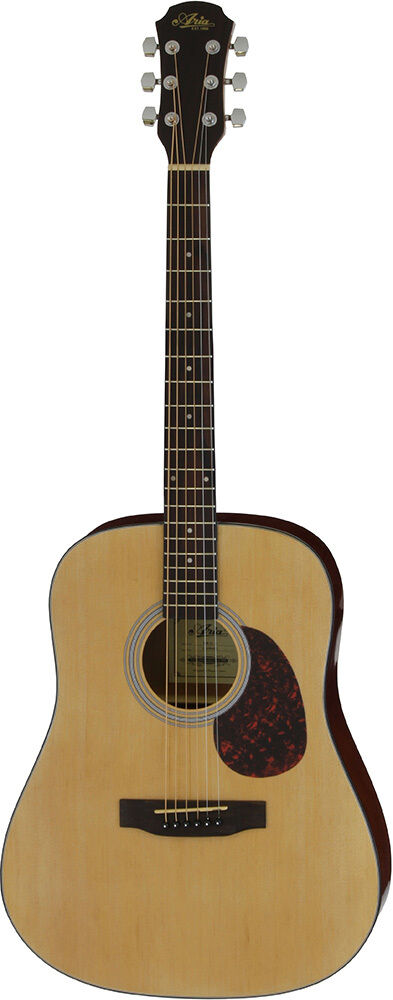 Aria ADW-01 Dreadnought Acoustic Guitar Natural Matte Finish