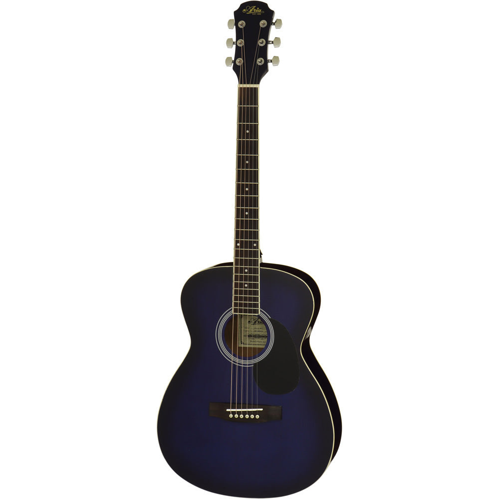 Aria AFN-15 Prodigy Series Acoustic Folk Guitar Blue Shade Gloss