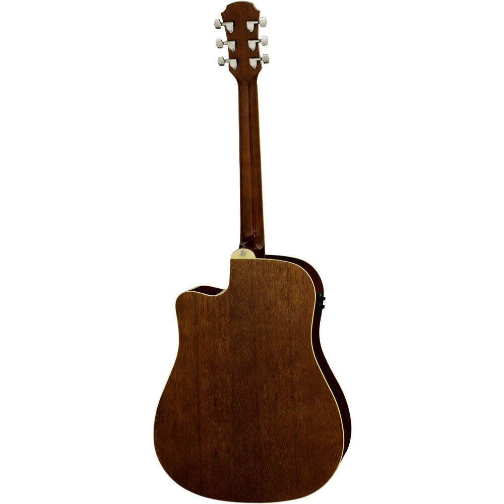 Aria AWN-15CE Prodigy Series Acoustic/Electric Dreadnought Guitar Tobacco Sunburst — view 2