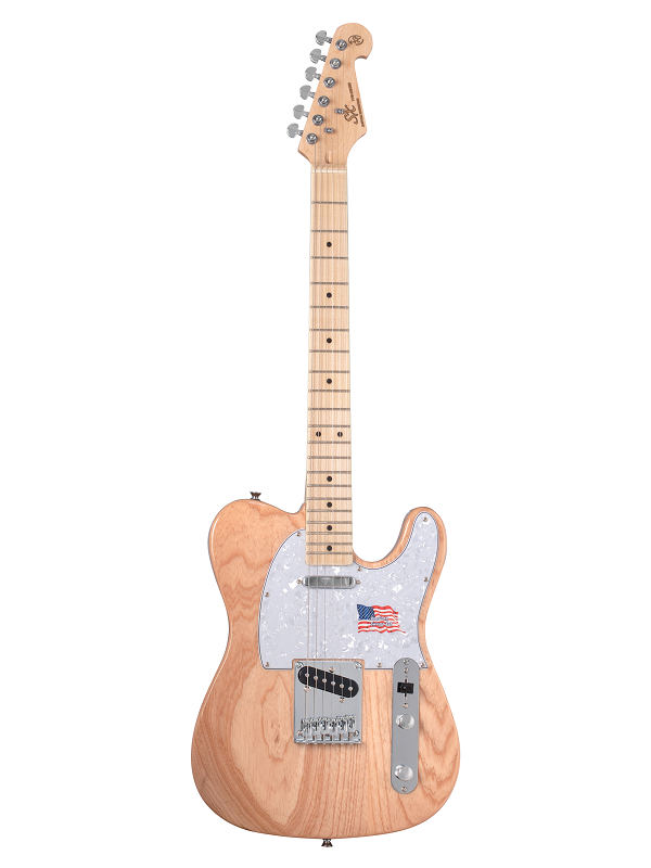 Essex TL Style GTR S-S Natural Satin Electric Guitar with Ash Body and Maple Neck