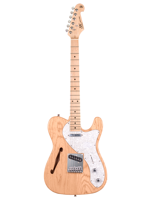 Essex SX Thinline Style GTR S-S Natural Gloss Swamp Ash Electric Guitar