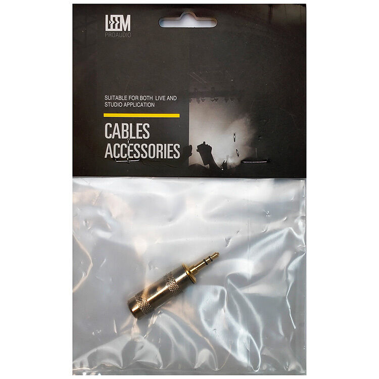 Leem 3.5mm Stereo Cable Jack Plug with Gold Tip — view 4