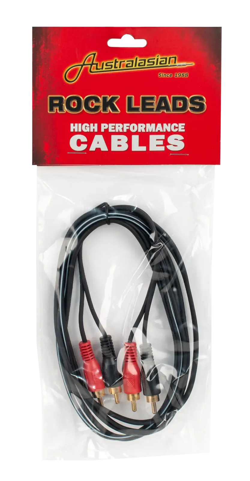 AMS 6ft RCA to RCA Cable with Moulded Male Plugs — view 2