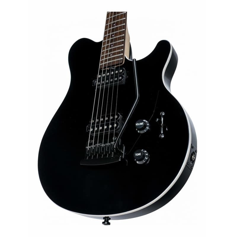 Sterling by Music Man S.U.B. Axis AX3, Black Electric Guitar — view 3