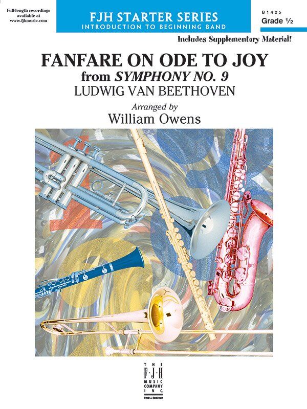 Fanfare on Ode to Joy CB0.5 SC/PTS Arranged by William Owens for Band