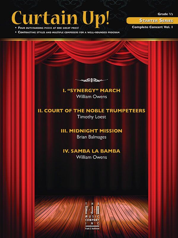 Curtain Up Starter Series Vol 1 Full Score for Band