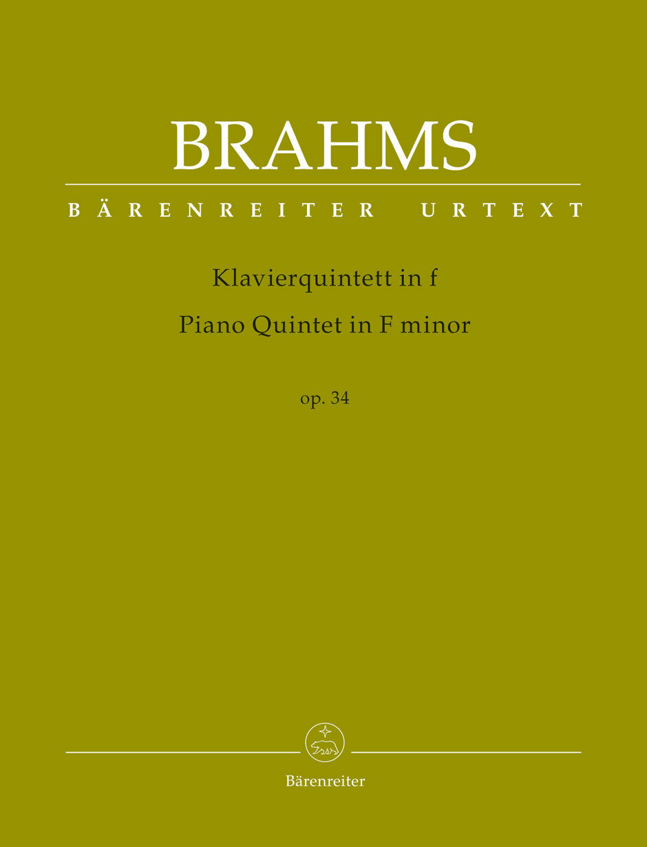 Piano Quintet In F Minor Op. 34