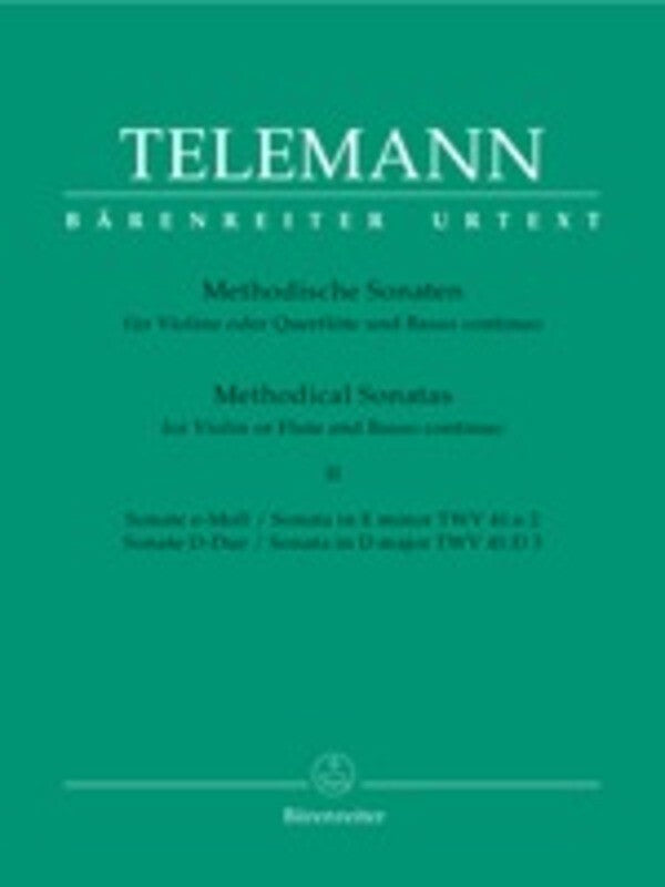 Methodical Sonatas 12 Book 2 Violin Or Flute Piano Book