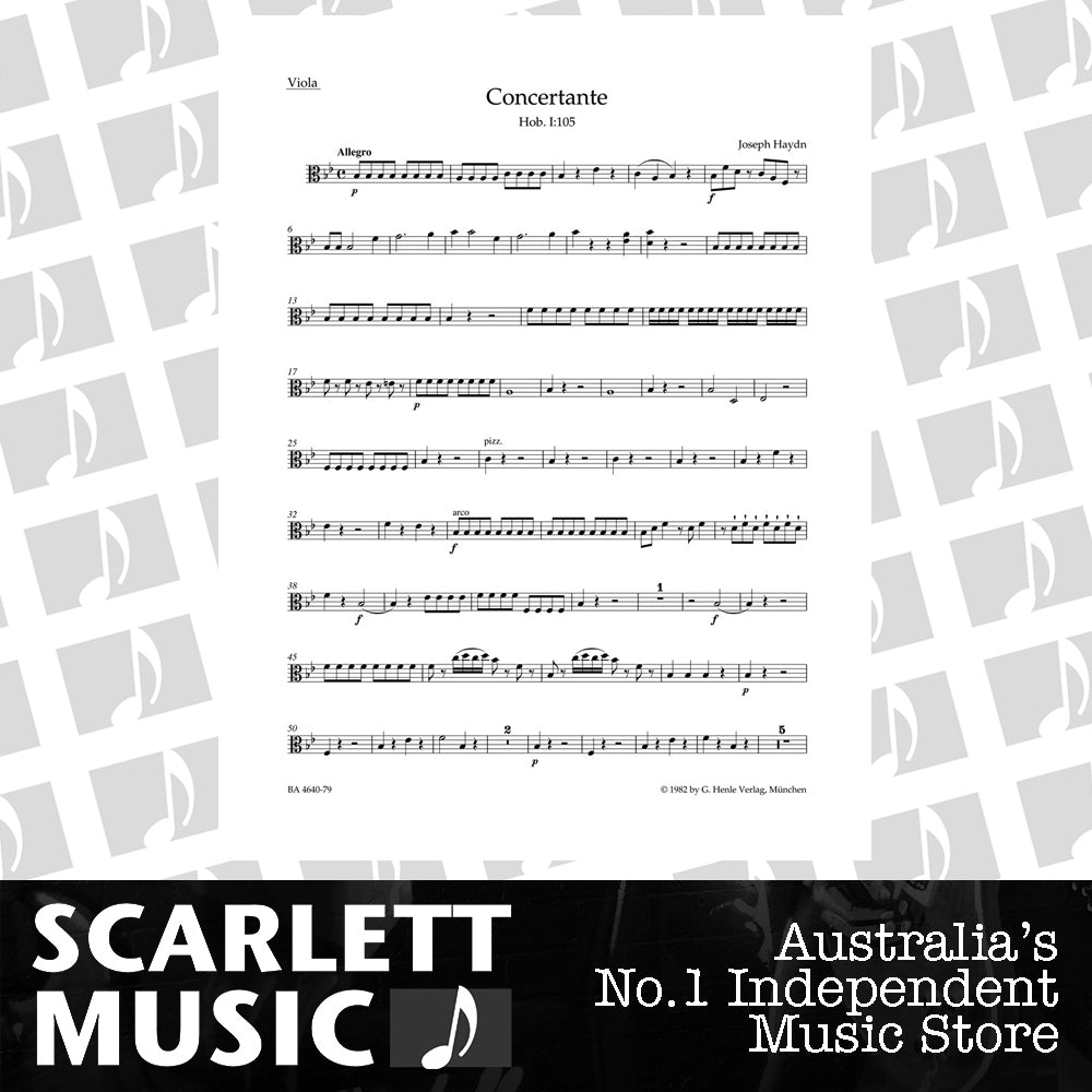 Concertante Hob. I:105 — view 2