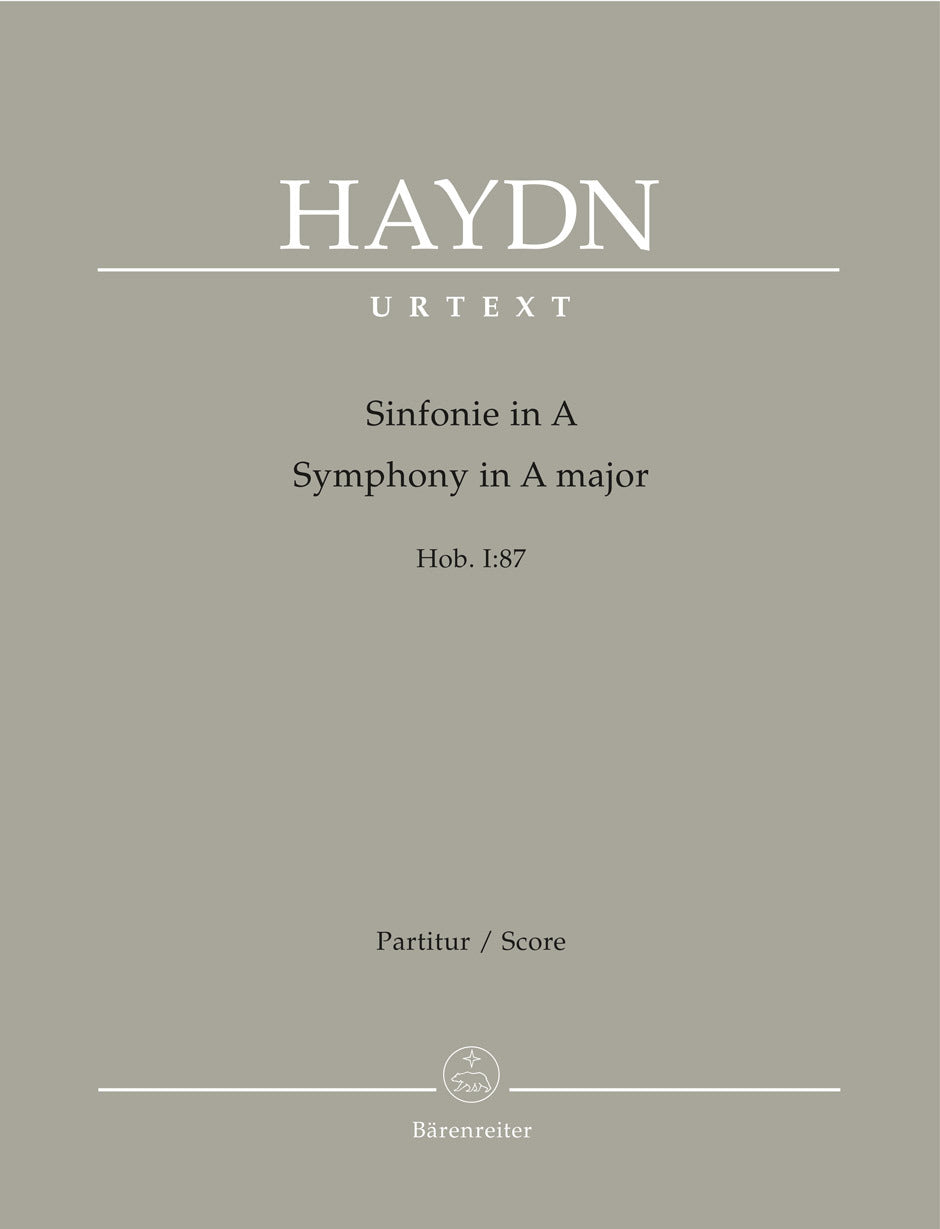 Symphony No 87 in A Wind Set - Full Orchestra Sheet Music