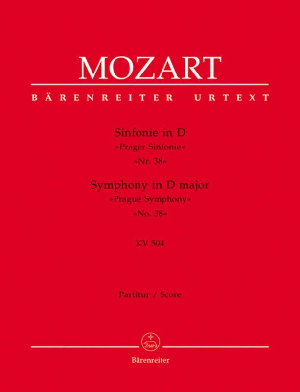 Symphony No 38 K 504 D Prague Score