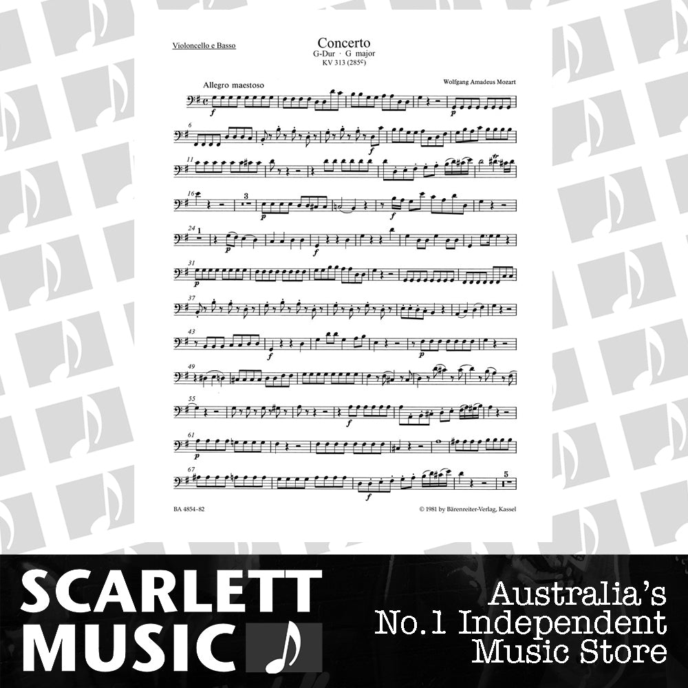 Concerto For Flute And Orchestra In G Major K. 313 (285C) — view 2