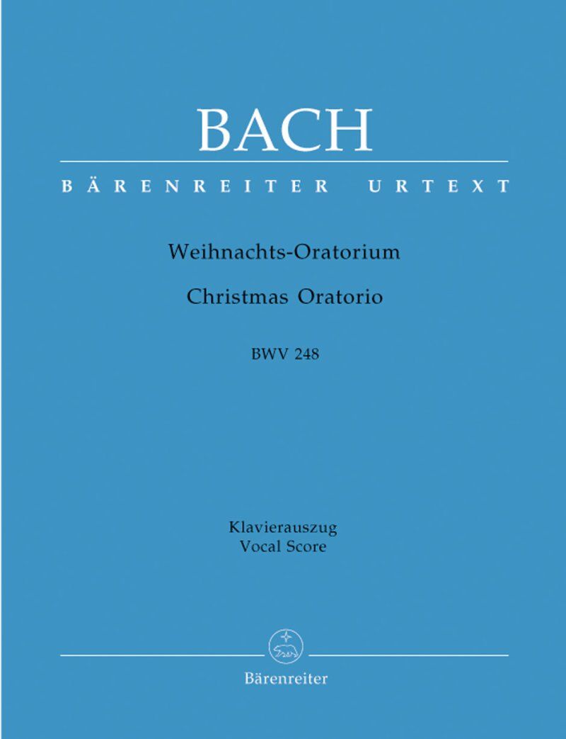 Christmas Oratorio BWV 248 Vocal Score by Johann Sebastian Bach, Barenreiter, 124 Pages, Choral