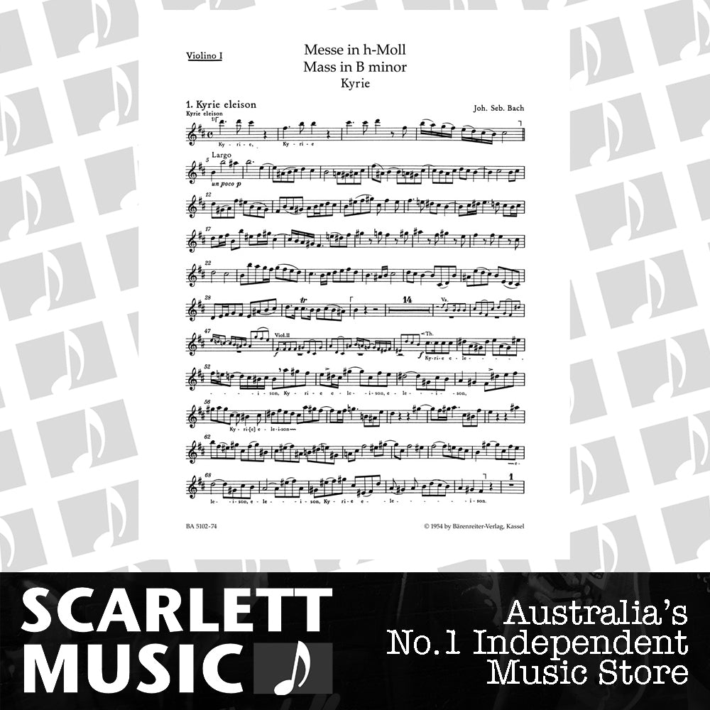 Mass In B Minor BWV 232 — view 2