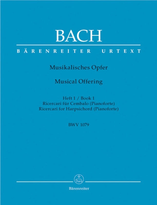 Musical Offering Book 1 Ricercari Bwv 1079
