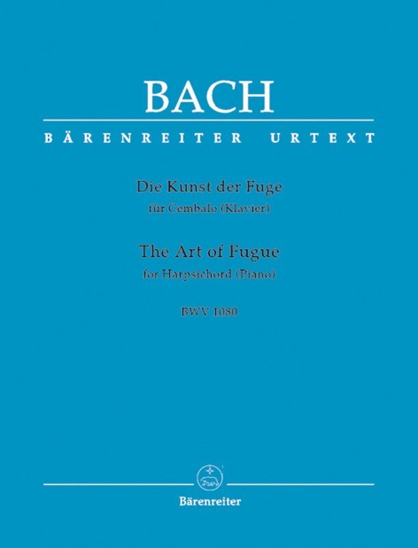 Art Of The Fugue Bwv 1080 Urtext Urtext Edition Book
