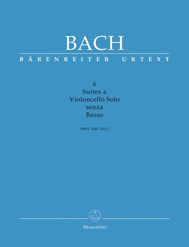 Suites 6 Bwv 1007 To 1012 Urtext With Facsimiles