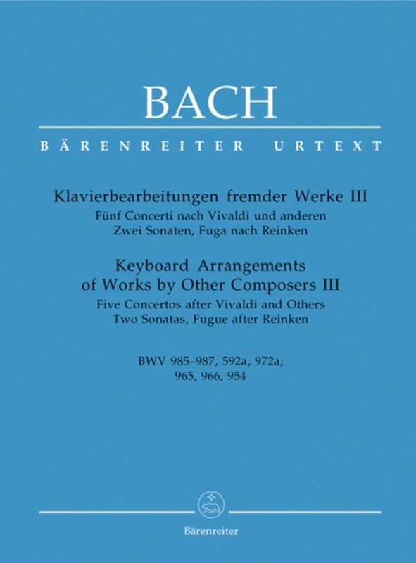 Concertos 5 After Vivaldi Sonatas 2 After Reinke