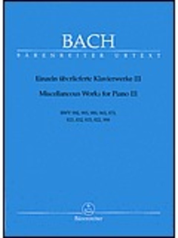 Miscellaneous Piano Works 3 Book