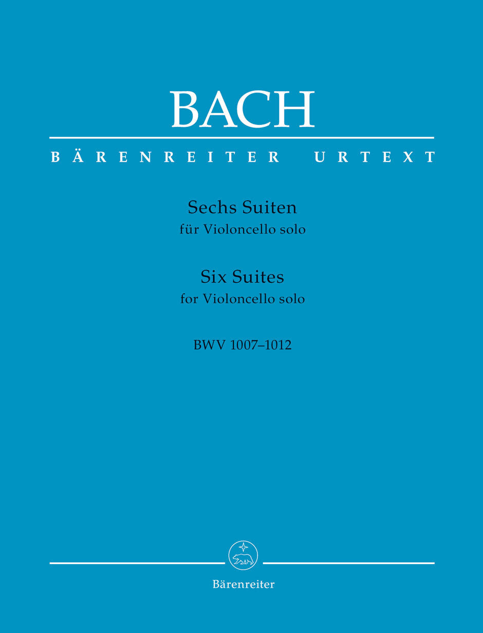 Six Suites For Violoncello Solo BWV 1007-1012