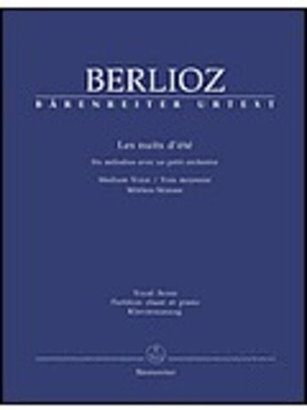 Les Nuits Dete Op 7 Med Urtext