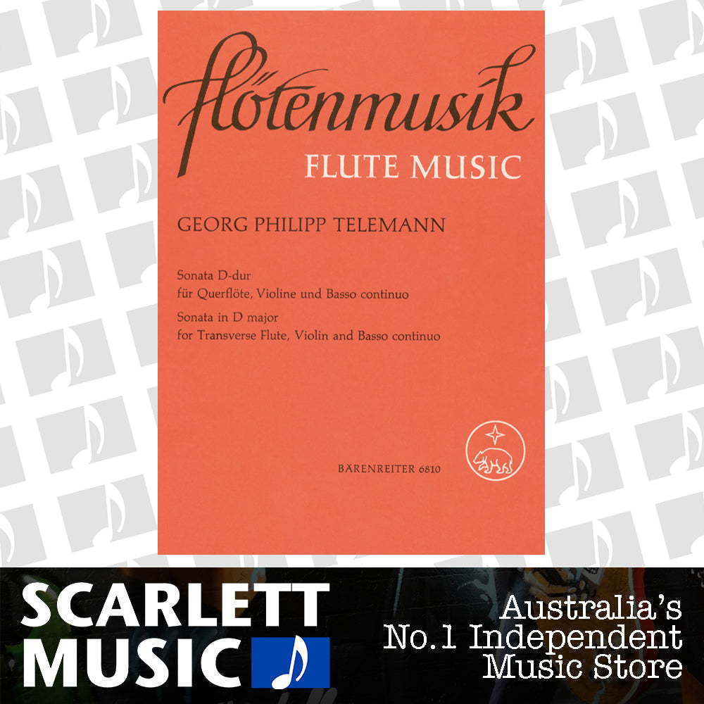 Sonata Für Querflöte, Violine Und Basso Continuo D-Dur Twv 42:D4 — view 2