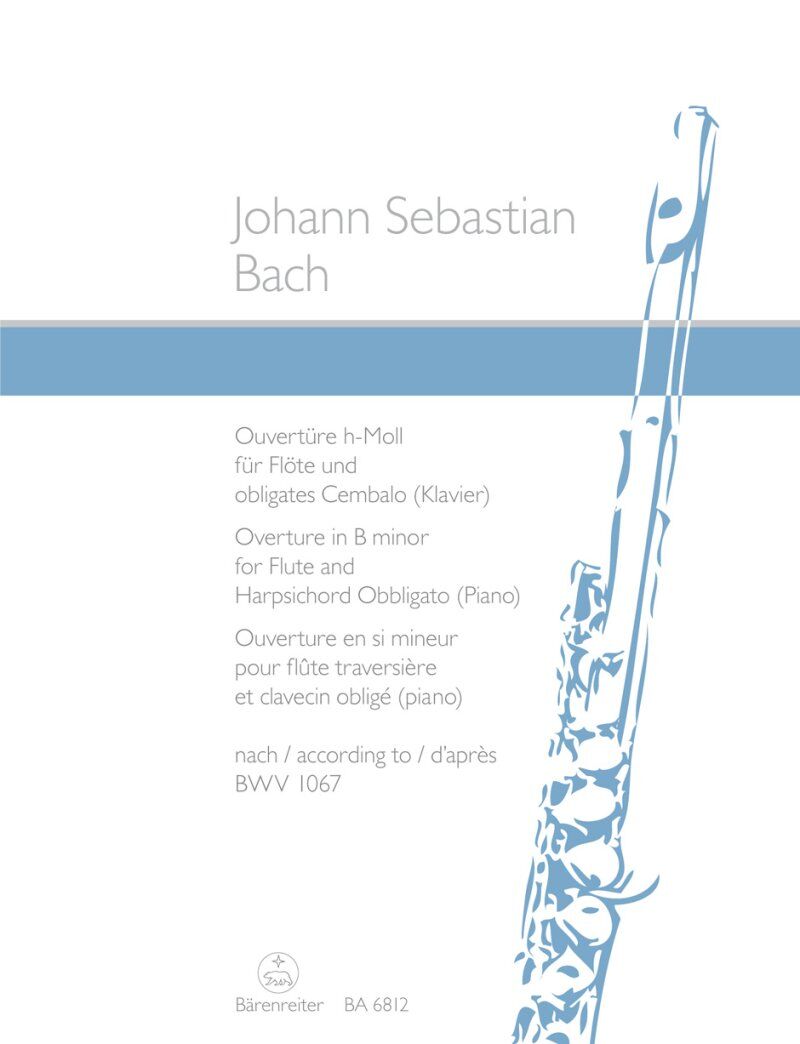 Overture Suite No 2 B Minor BWV 1067 for Flute and Piano by Johann Sebastian Bach