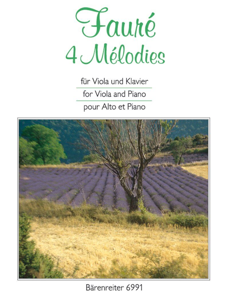 Faure - 4 Melodies for Viola and Piano