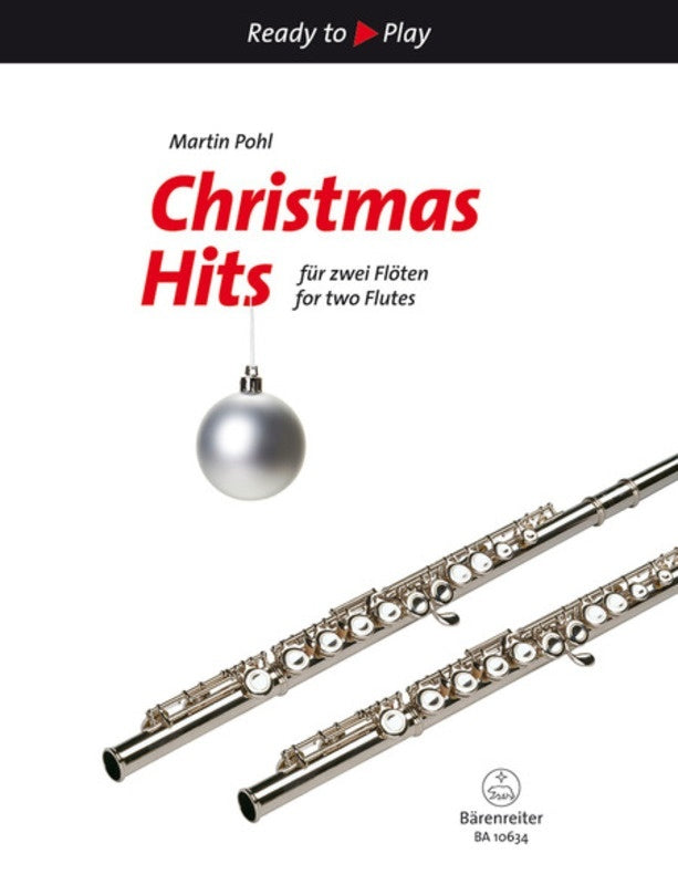 Christmas Hits For Two Flutes Book