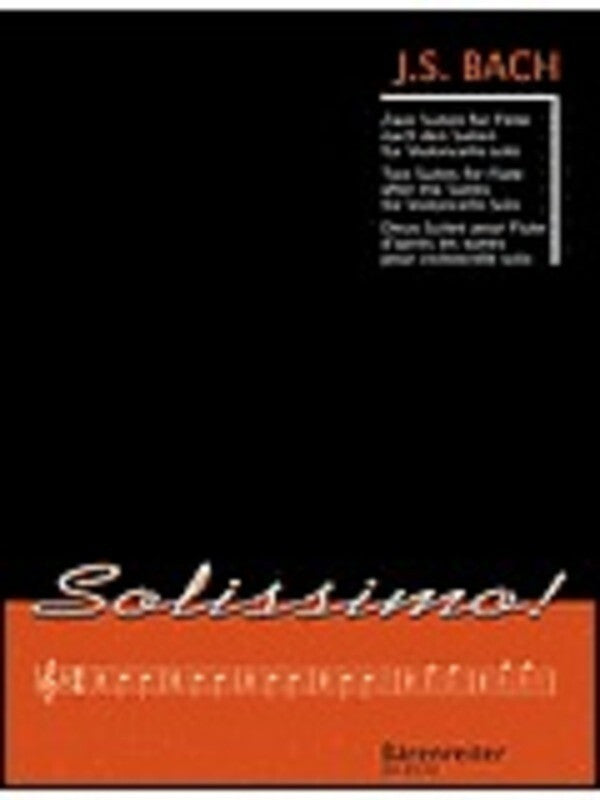 Suites 2 Bwv 1007 1009 Flute Solo Ed Linckelmann Book