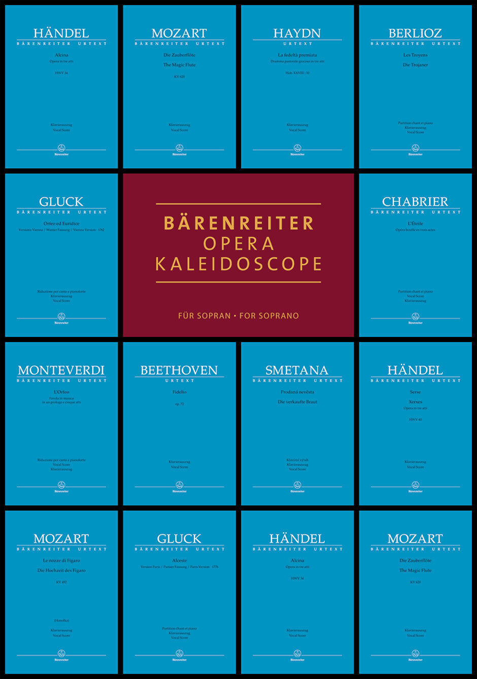 Barenreiter Opera Kaleidoscope for Soprano - Vocal Sheet Music BA8828