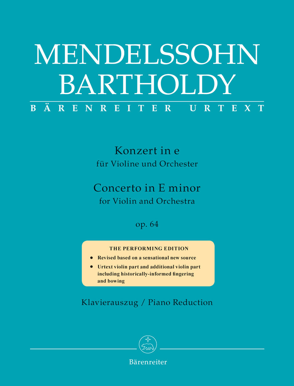 Concerto For Violin And Orchestra In E Minor Op. 64