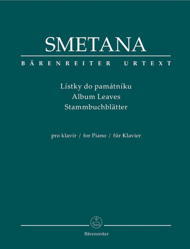 Smetana Album Leaves for Piano, 87 Pages, Urtext Edition by Barenreiter