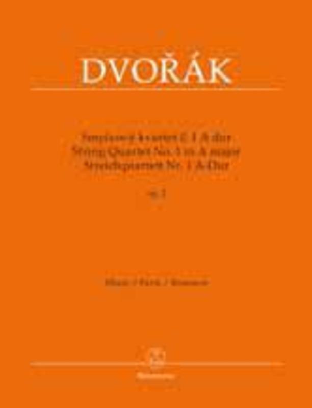 String Quartet No 1 Op 2 A Parts Book