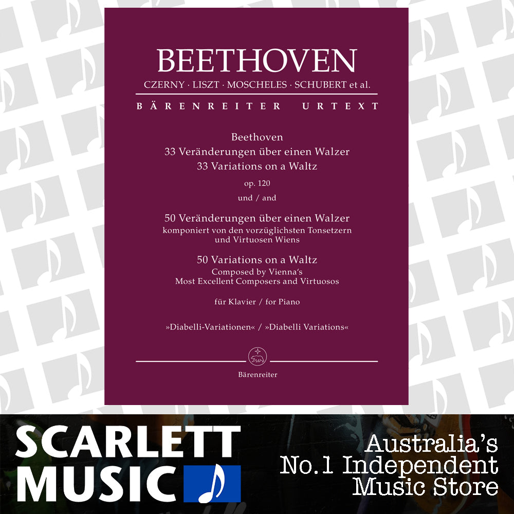 Beethoven: 33 Variations On A Waltz Op. 120 / 50 Variations On A Waltz Composed By Vienna's Most Excellent Composers And Virtuosos For Piano "Diabelli — view 2