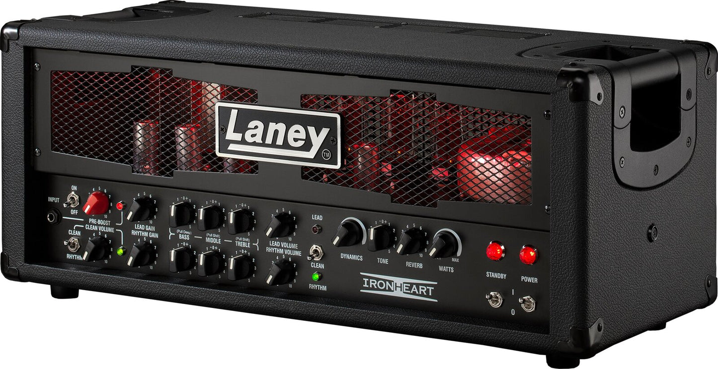 LANEY - Black Country Customs Black. Guitar Amplifier - Head - 120 Watt. — view 3