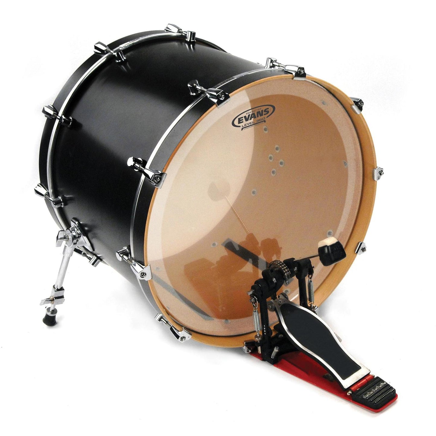 Evans EQ4 Clear Bass Drum Head, 16 Inch *SKIN ONLY*