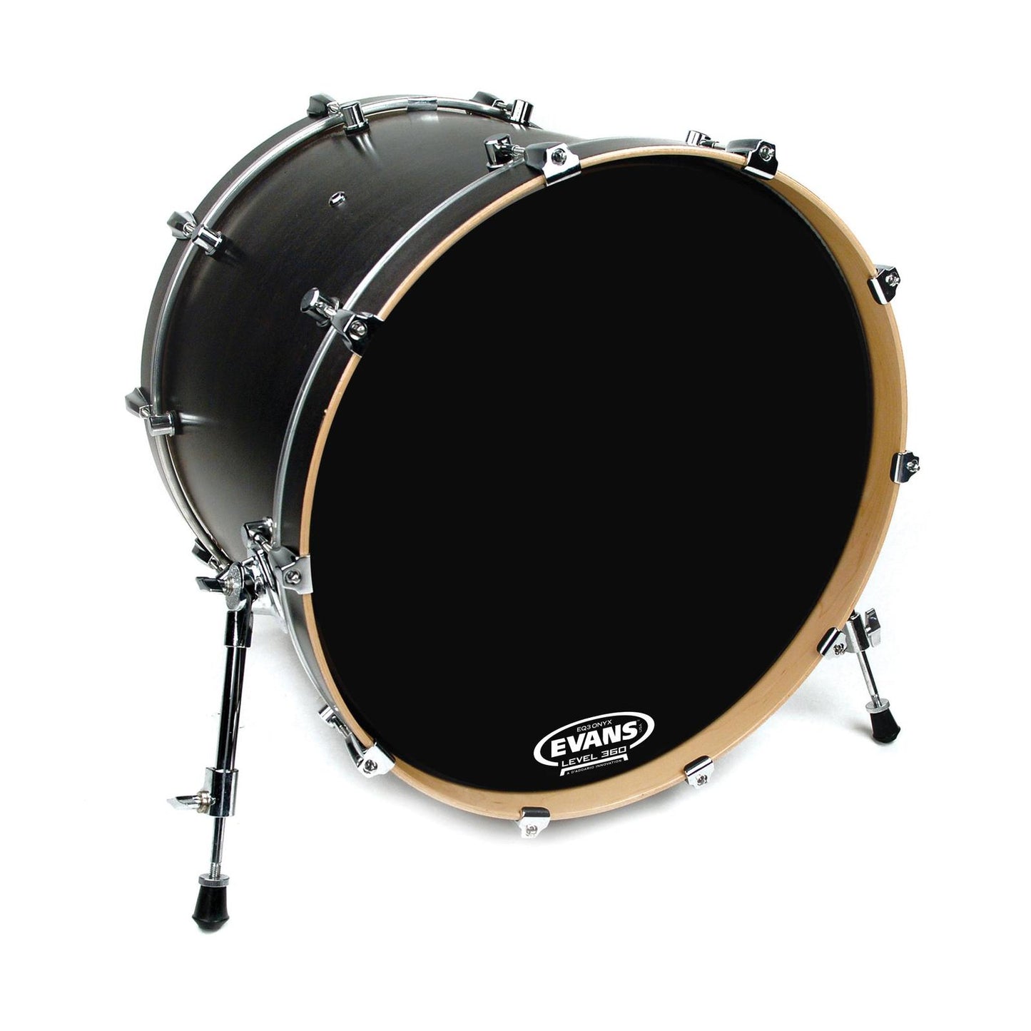 Evans Resonant Black Bass Drum Head, 18 Inch *SKIN ONLY*