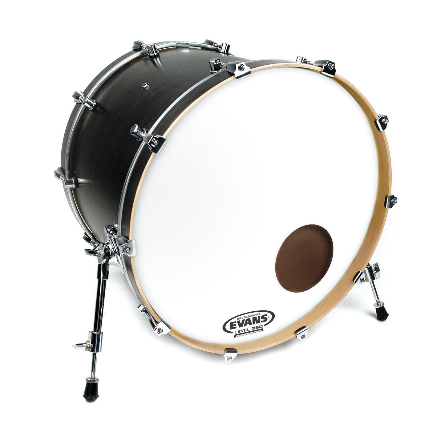 Evans EQ3 Resonant Coated White Bass Drum Head, 20 Inch *SKIN ONLY*