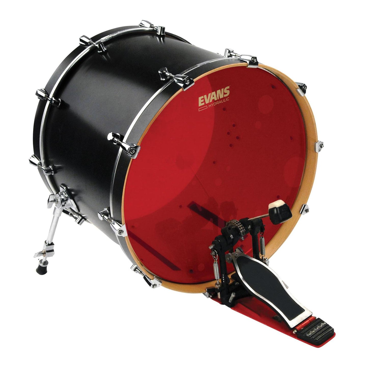 Evans Hydraulic Red Bass Drum Head, 22 Inch *SKIN ONLY*
