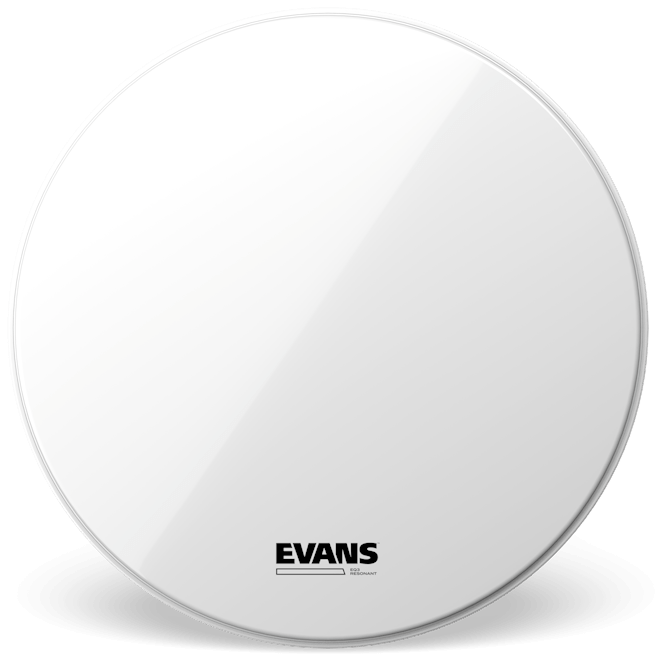 Evans 24 Inch Bass Drum Head Smooth White No Port — view 3