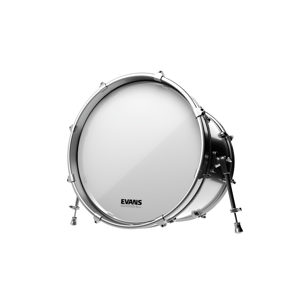 Evans 28" EQ3 Resonant Drumhead No Port White — view 2