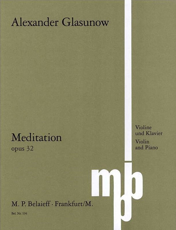 Meditation Violin/Piano Book