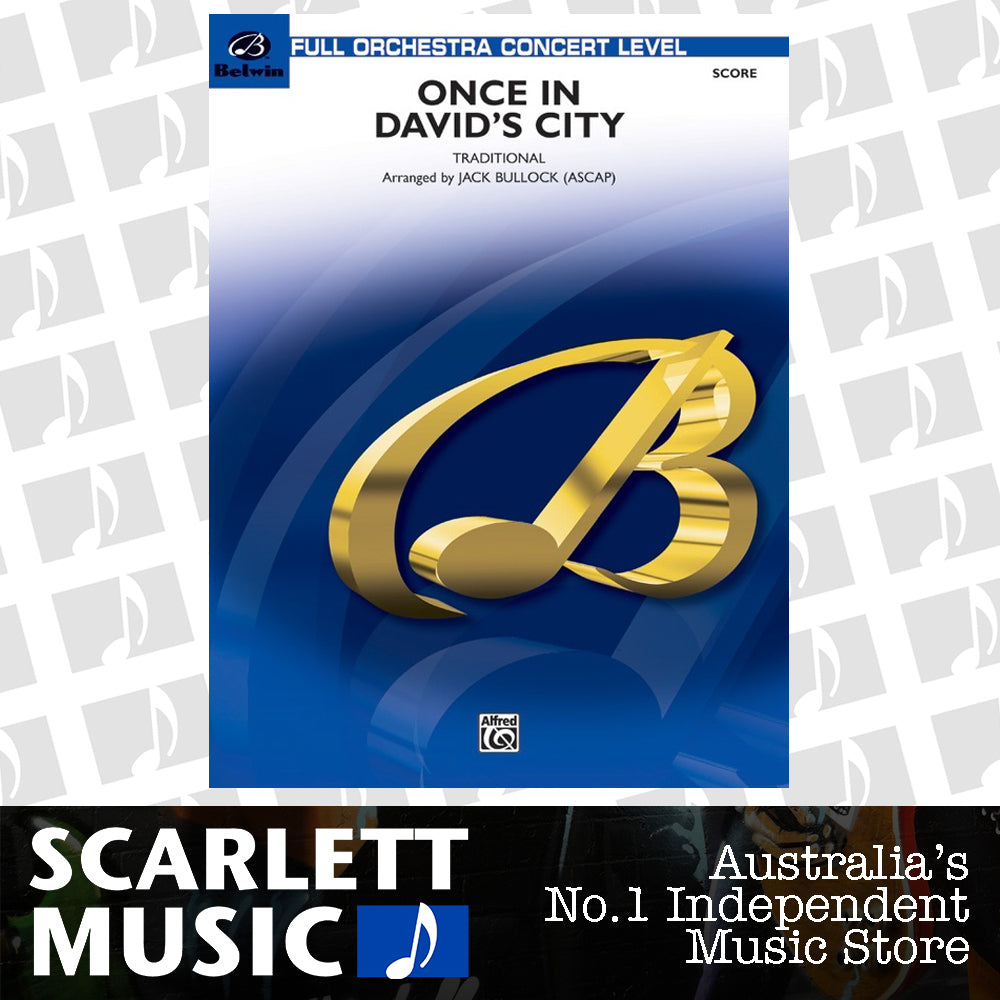 Once in Davids City Full Orchestra Grade 3.5 Conductor Score — view 2