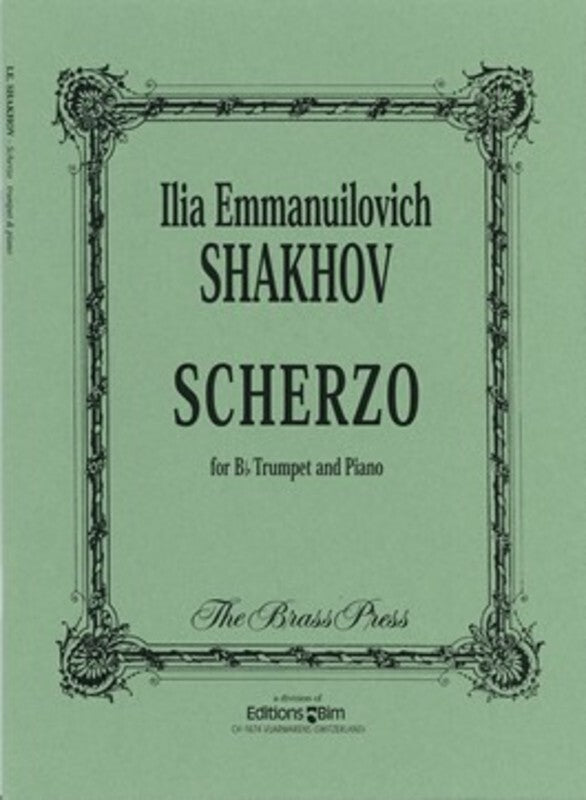 Scherzo B Flat Ed Winick Trumpet Piano Book