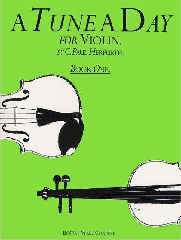 A Tune A Day for Violin Book 1 by C. Paul Herfurth, 48 pages, Boston Music
