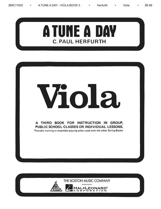 A Tune A Day for Viola Book 3