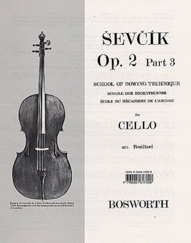 Sevcik Cello Studies Op. 2 Part 3 by Otakar Sevcik, Published by Bosworth